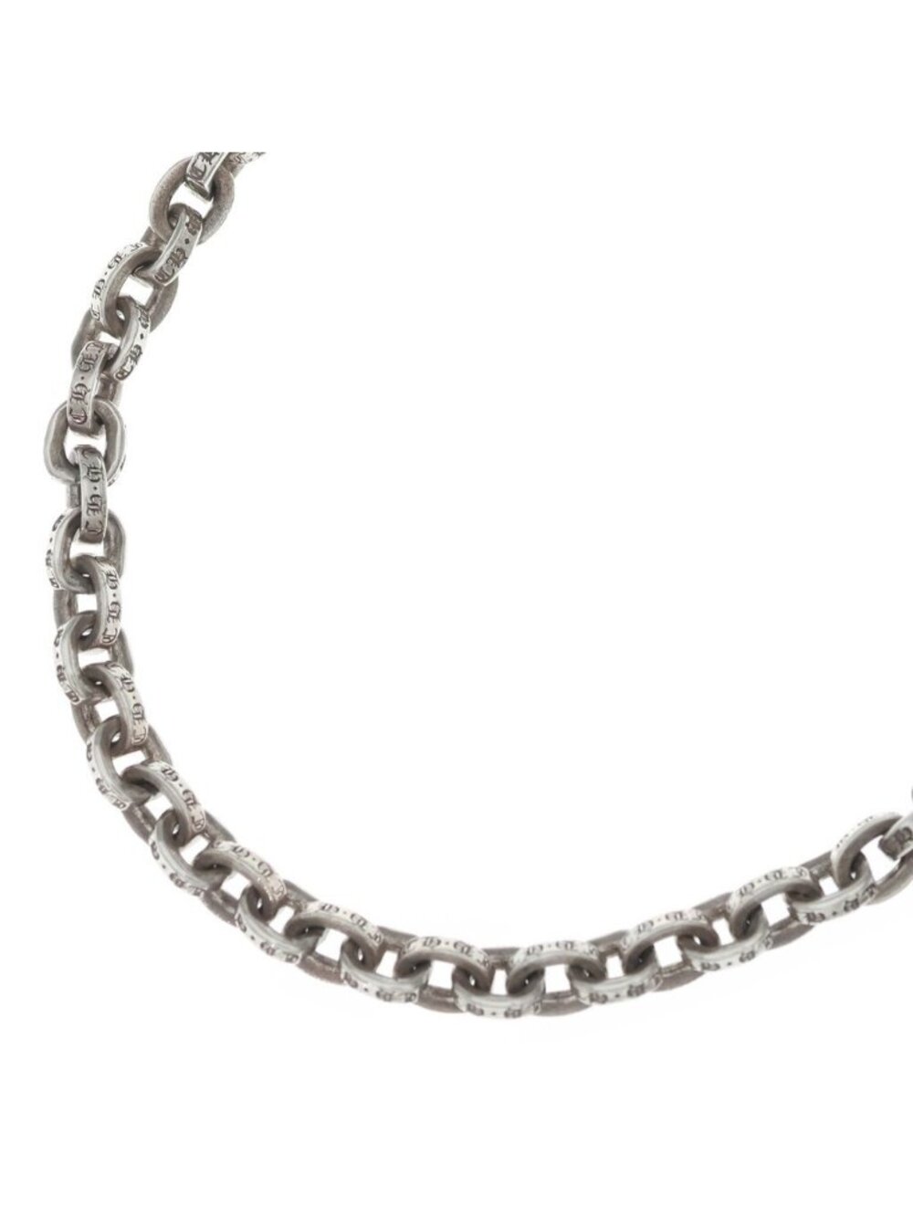Chrome Hearts Paper Chain 24 Necklace Silver